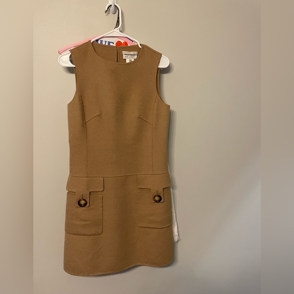 Celine size 38 brown camel dress